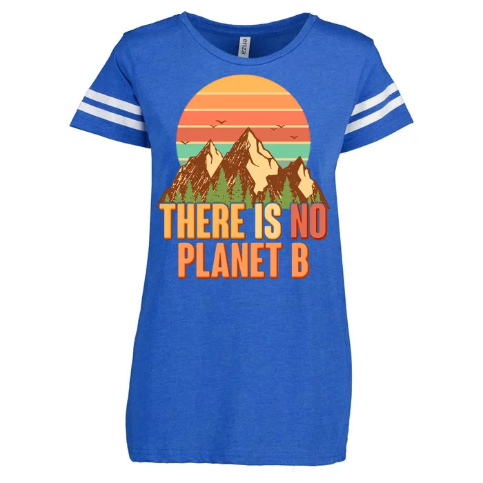 Earth Day There Is No Planet B Enza Ladies Jersey Football T-Shirt