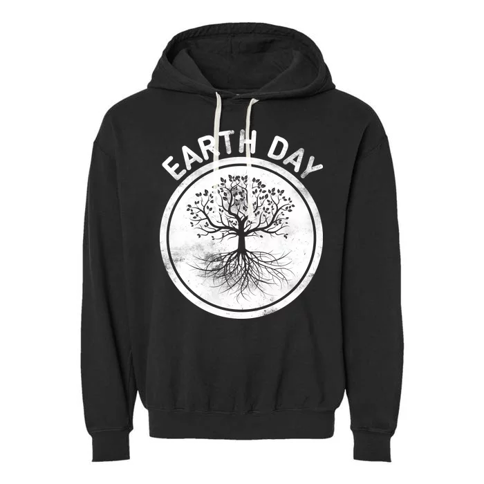 Earth Day Vintage Garment-Dyed Fleece Hoodie