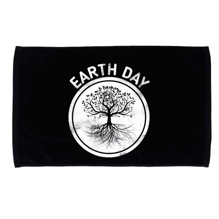 Earth Day Vintage Microfiber Hand Towel