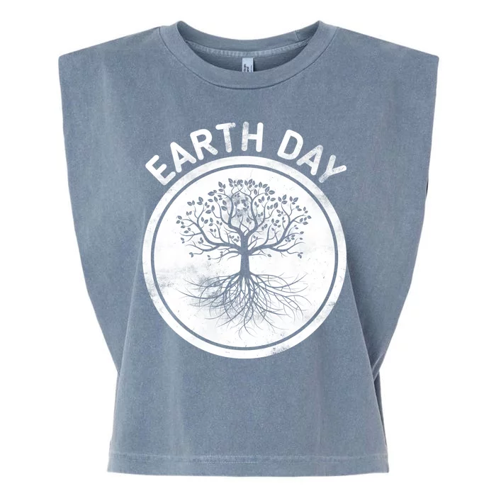 Earth Day Vintage Garment-Dyed Women's Muscle Tee