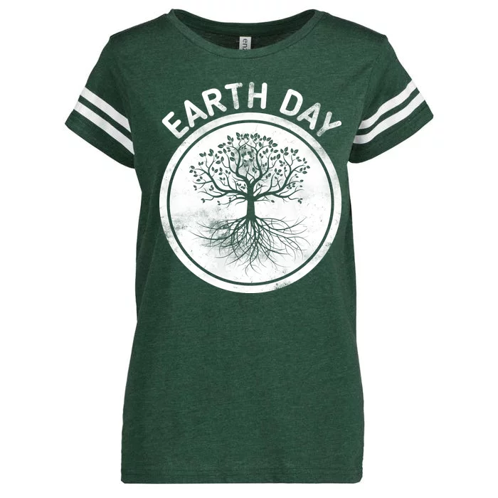 Earth Day Vintage Enza Ladies Jersey Football T-Shirt