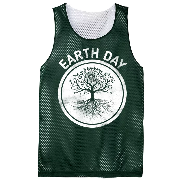 Earth Day Vintage Mesh Reversible Basketball Jersey Tank