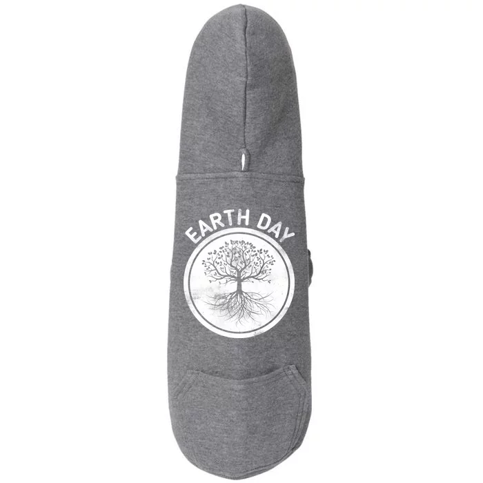 Earth Day Vintage Doggie 3-End Fleece Hoodie