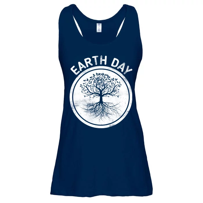 Earth Day Vintage Ladies Essential Flowy Tank