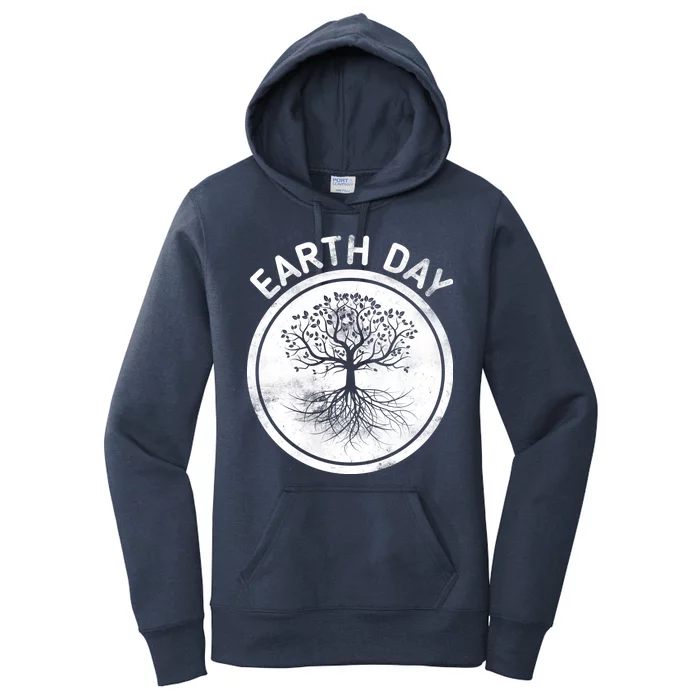 Earth Day Vintage Women's Pullover Hoodie