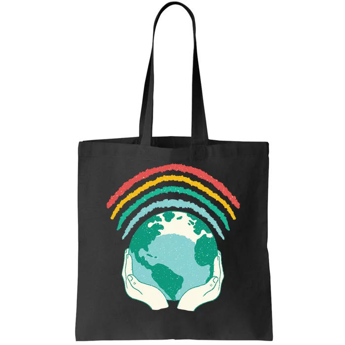 Earth Rainbow Tote Bag