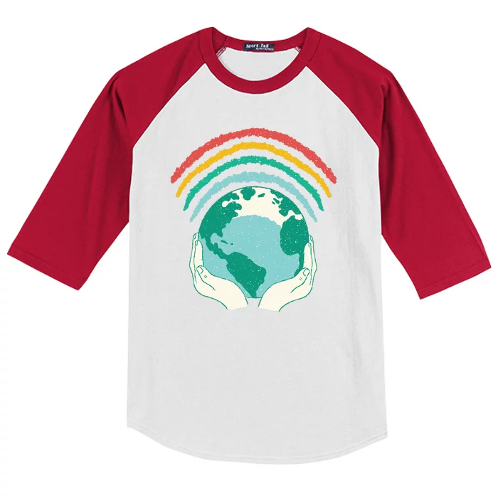 Earth Rainbow Kids Colorblock Raglan Jersey