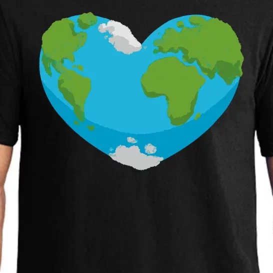 Earth Shaped Heart Pajama Set