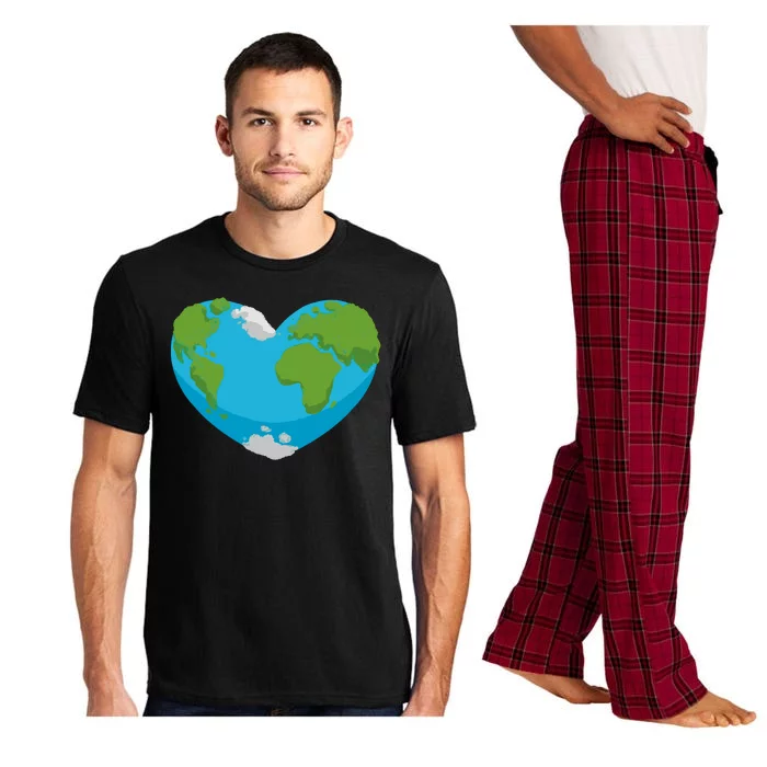 Earth Shaped Heart Pajama Set