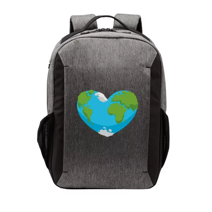 Earth Shaped Heart Vector Backpack