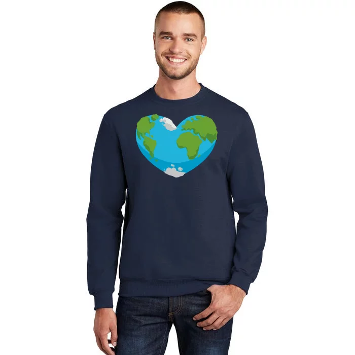 Earth Shaped Heart Tall Sweatshirt