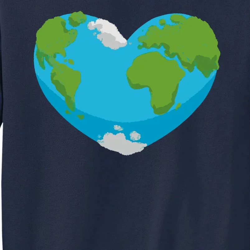 Earth Shaped Heart Tall Sweatshirt