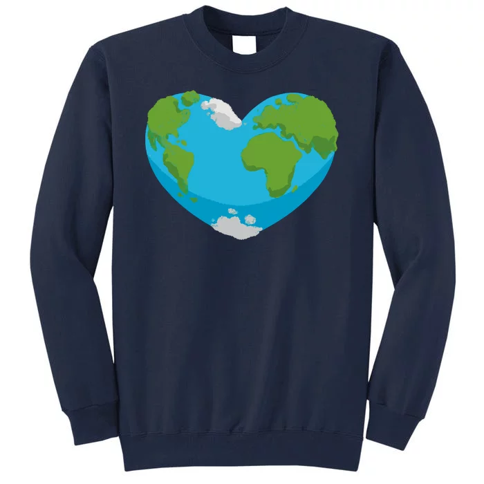 Earth Shaped Heart Tall Sweatshirt