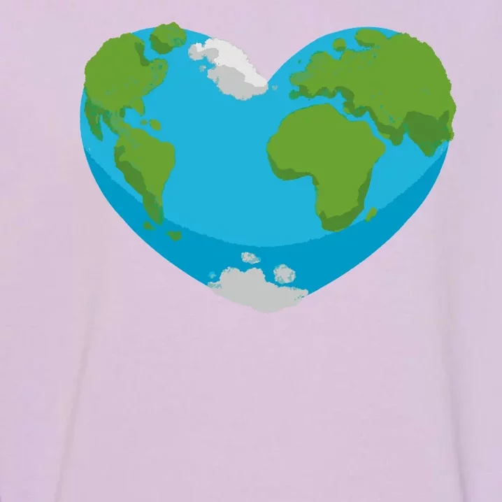 Earth Shaped Heart Garment-Dyed Sweatshirt