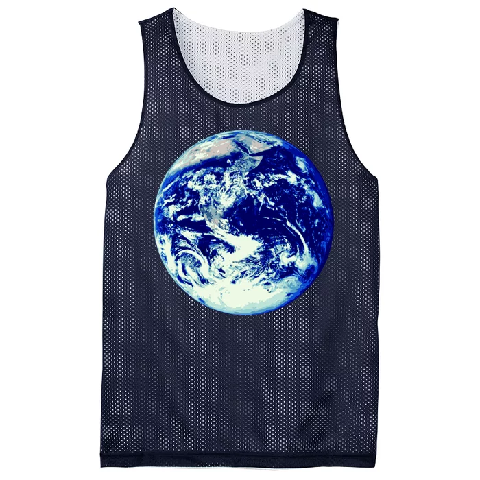 Earth World Mesh Reversible Basketball Jersey Tank