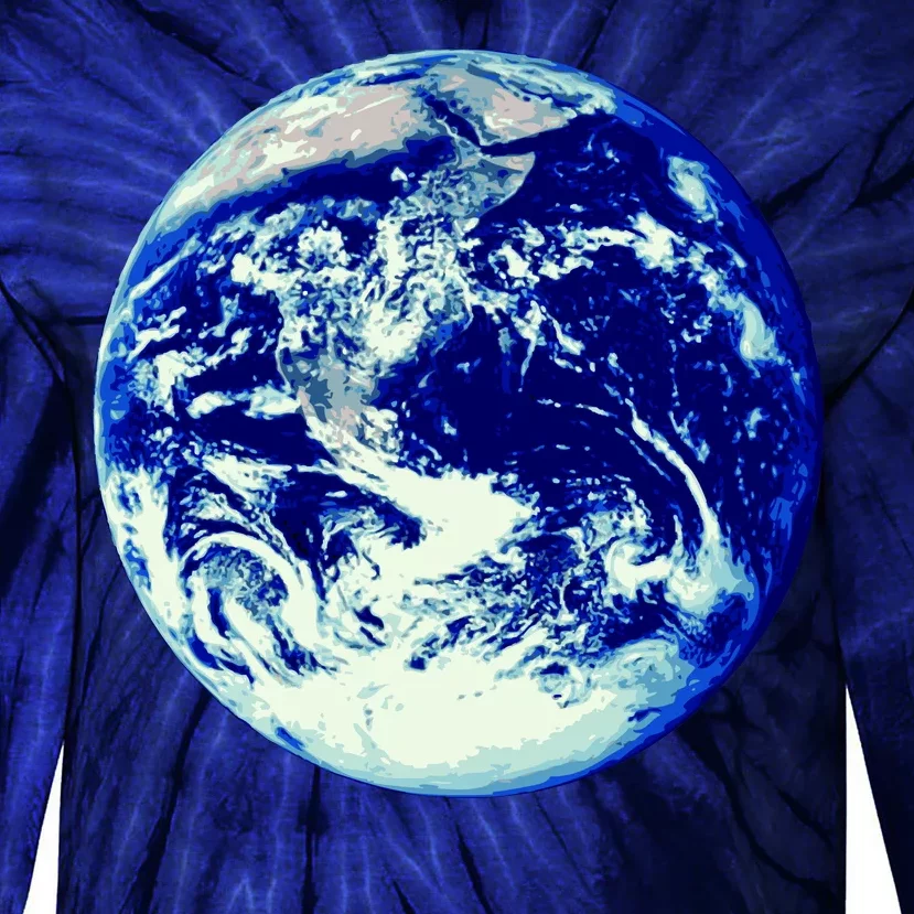 Earth World Tie-Dye Long Sleeve Shirt