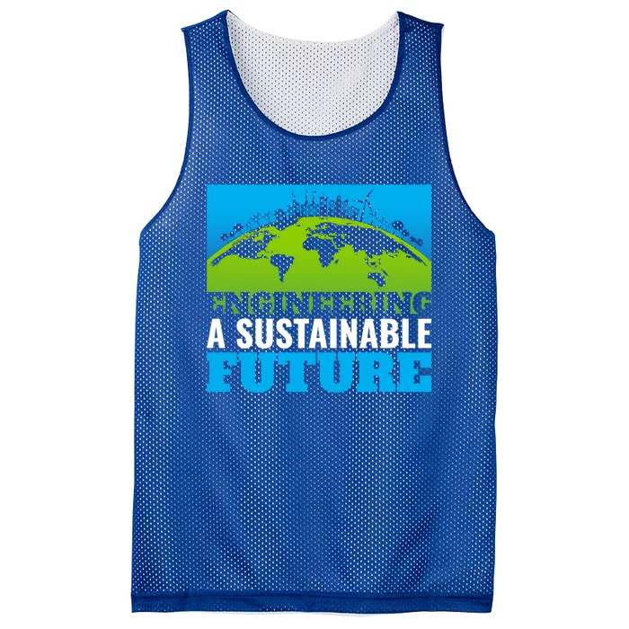 Engineering A Sustainable Future Renewable Energy Earth Day Gift Mesh Reversible Basketball Jersey Tank