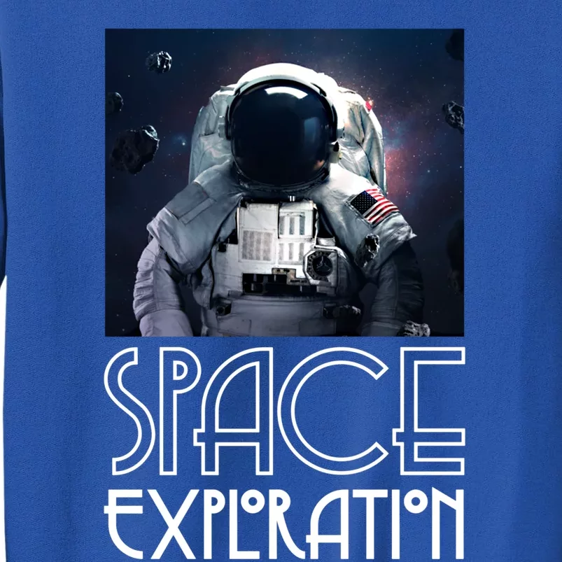 Enjoy Astronaut Space Exploration Among Stars Graphic Great Gift Sweatshirt