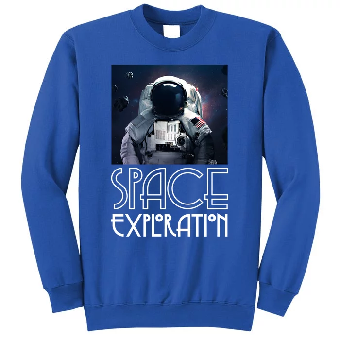 Enjoy Astronaut Space Exploration Among Stars Graphic Great Gift Sweatshirt