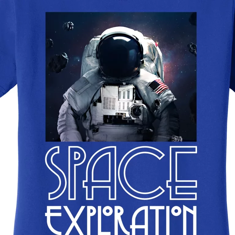 Enjoy Astronaut Space Exploration Among Stars Graphic Great Gift Women's T-Shirt