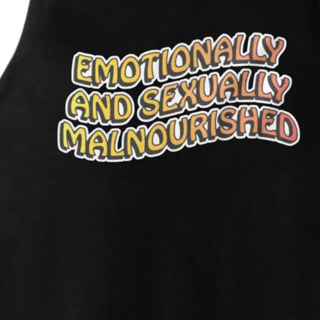 Emotionally And Sexually Malnourished Ladies Tri-Blend Wicking Tank