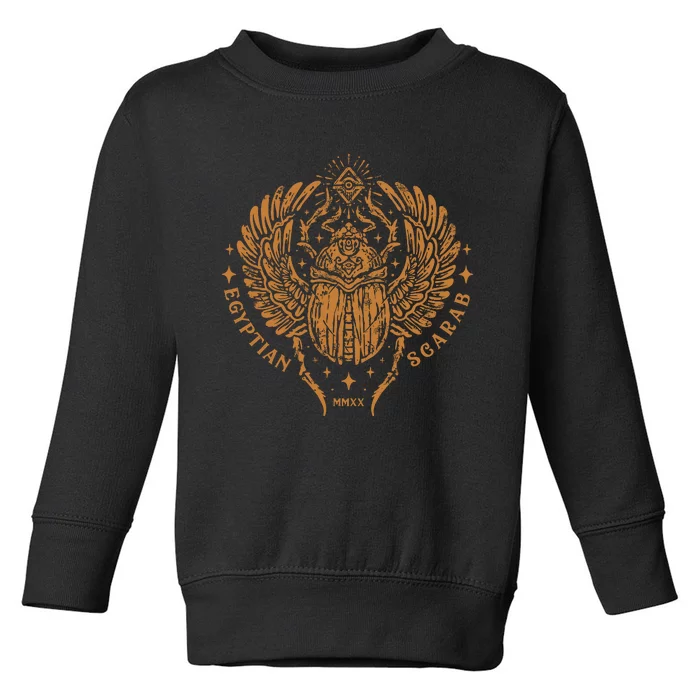 Egyptian Amulet Scarab Toddler Sweatshirt