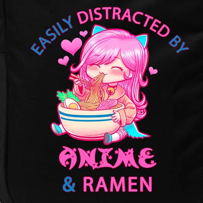 Easily Distracted By Anime & Ramen Impact Tech Backpack