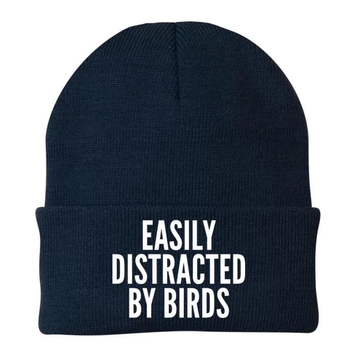 Easily Distracted By Birds Knit Cap Winter Beanie