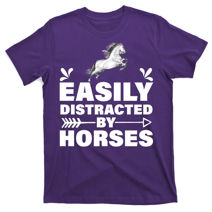 Easily Distracted By Horses T-Shirt