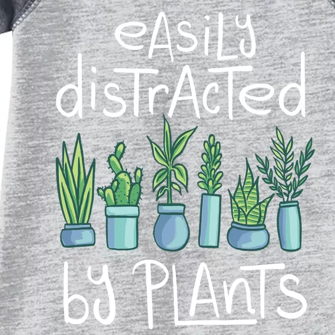 Easily Distracted By Plants Infant Baby Jersey Bodysuit