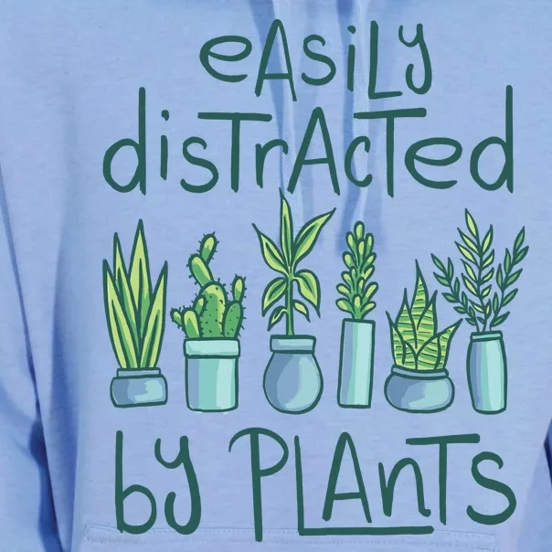 Easily Distracted By Plants Unisex Surf Hoodie