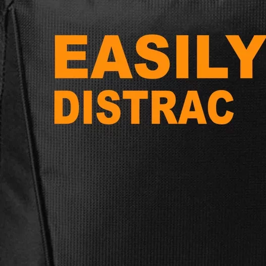 Easily Distrac(ted) Distracted Funny City Backpack