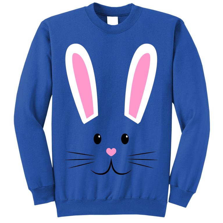 Easter Bunny Big Face Rabbit Sweatshirt