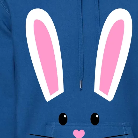 Easter Bunny Big Face Rabbit Premium Hoodie