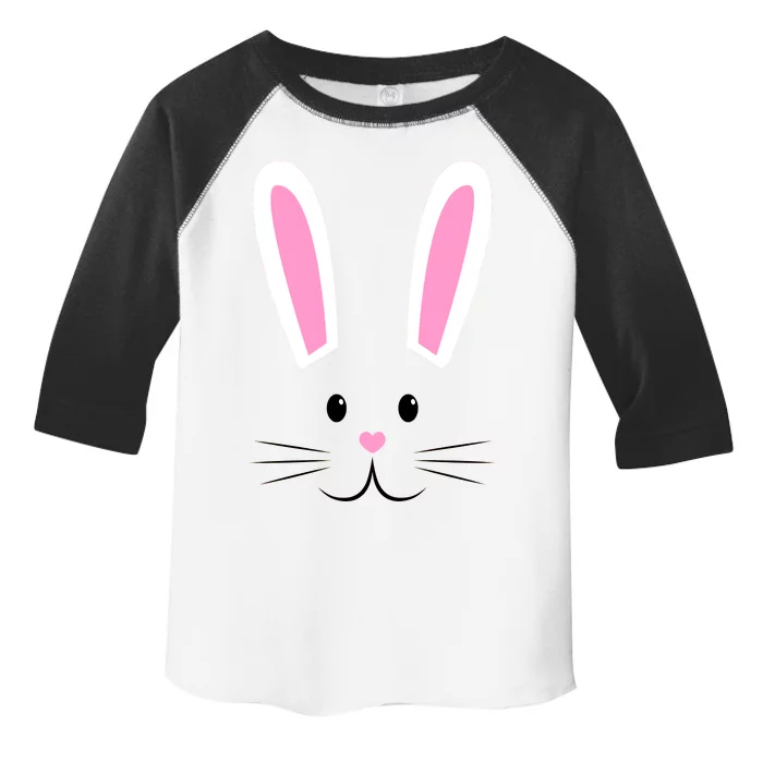 Easter Bunny Big Face Rabbit Toddler Fine Jersey T-Shirt