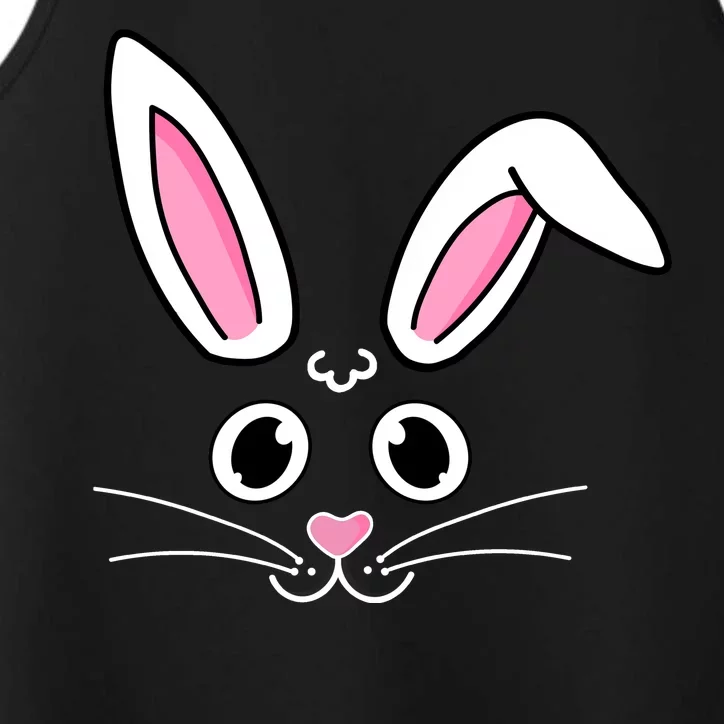 Easter Bunny Face Performance Tank