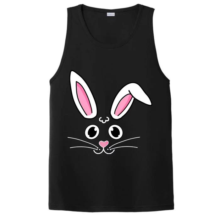 Easter Bunny Face Performance Tank