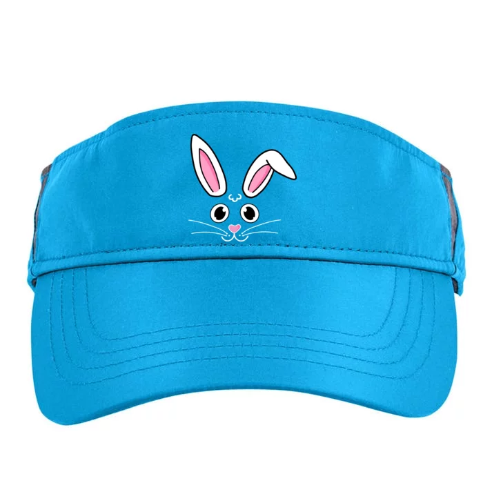 Easter Bunny Face Adult Drive Performance Visor