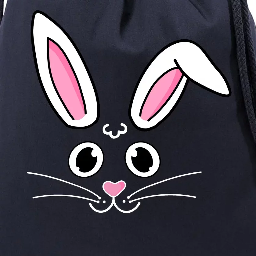 Easter Bunny Face Drawstring Bag