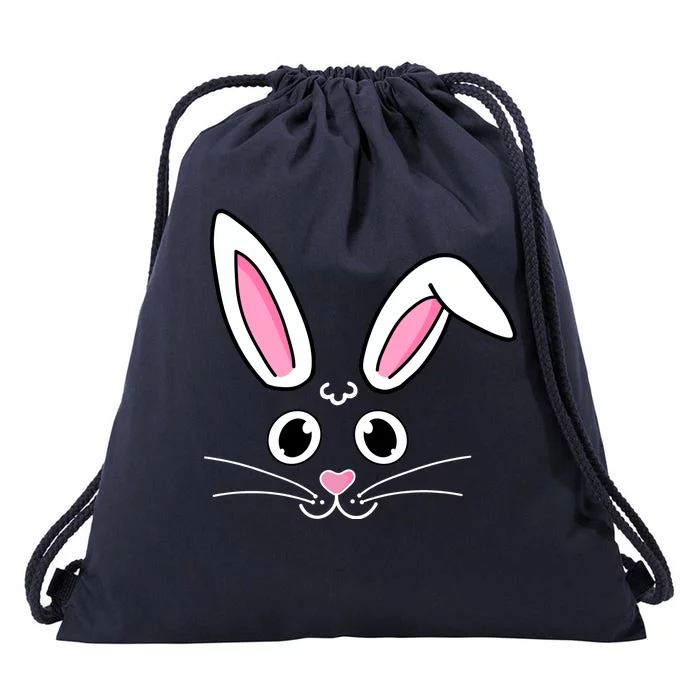 Easter Bunny Face Drawstring Bag