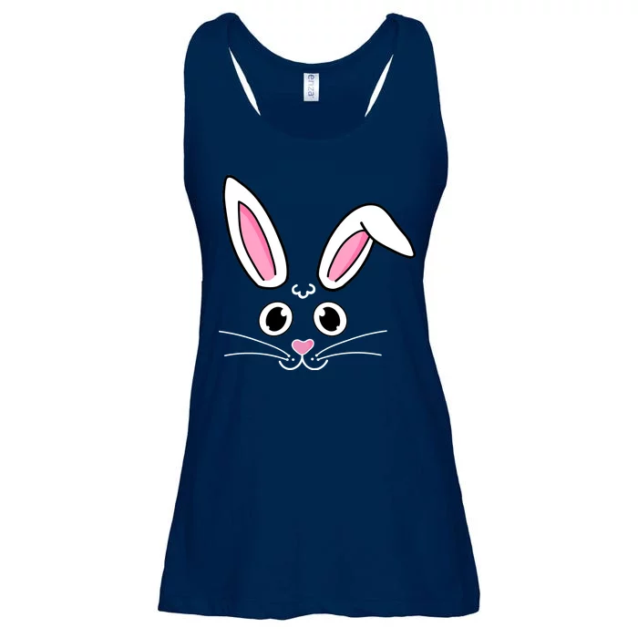 Easter Bunny Face Ladies Essential Flowy Tank