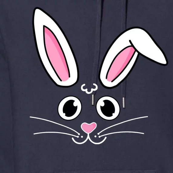 Easter Bunny Face Premium Hoodie