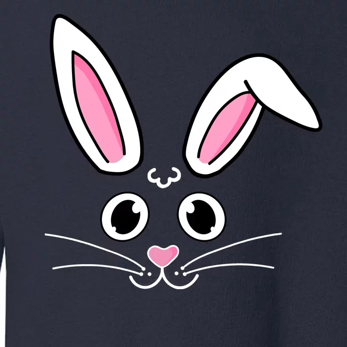 Easter Bunny Face Toddler Sweatshirt