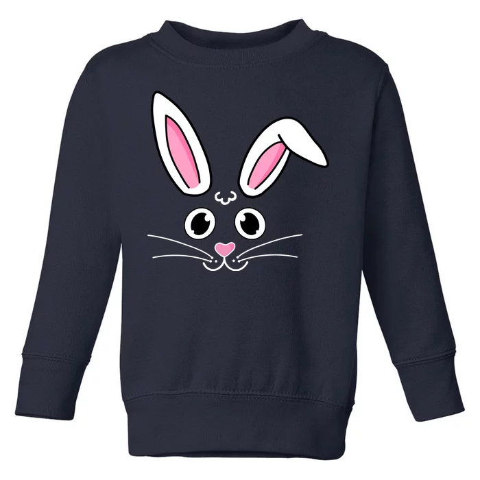 Easter Bunny Face Toddler Sweatshirt