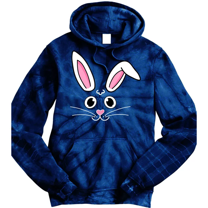 Easter Bunny Face Tie Dye Hoodie