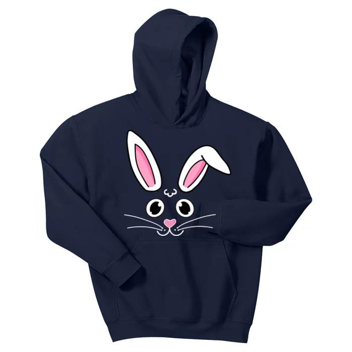 Easter Bunny Face Kids Hoodie