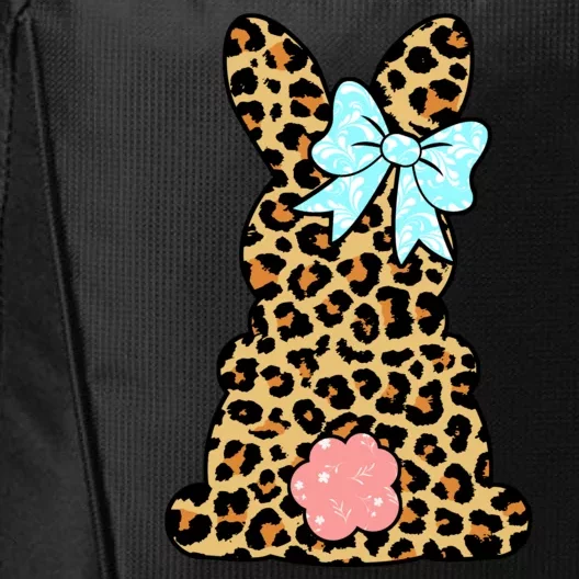 Easter Bunny Leopard Print City Backpack