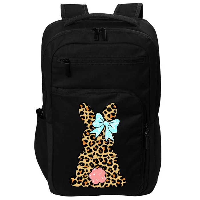 Easter Bunny Leopard Print Impact Tech Backpack