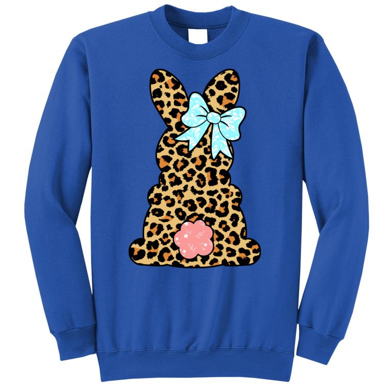 Easter Bunny Leopard Print Sweatshirt