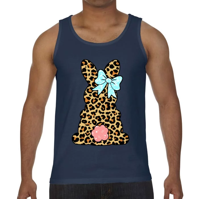 Easter Bunny Leopard Print Comfort Colors® Tank Top